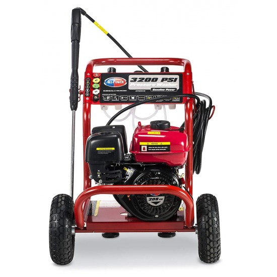 All Power 3200 PSI 2.6 GPM Pressure Washer for Vehicles and Outdoor Cleaning, APW5118