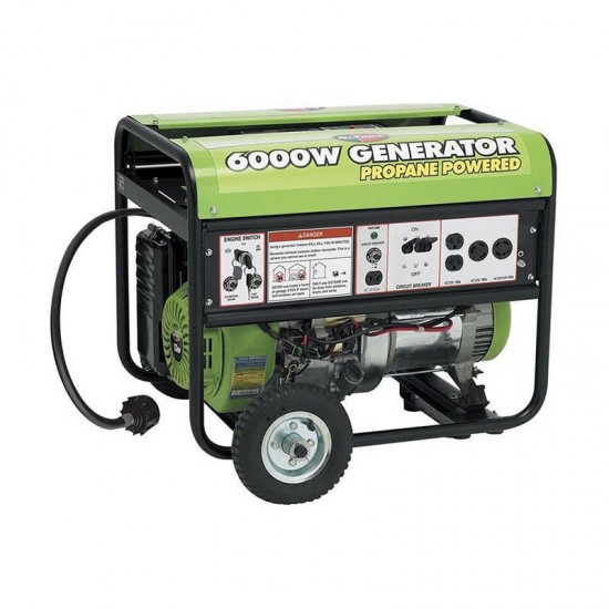 All Power 6000 Watt Propane Generator APG3560CN, 6000W Portable Generator for Home Emergency Power back up, RV Generator, EPA Certified