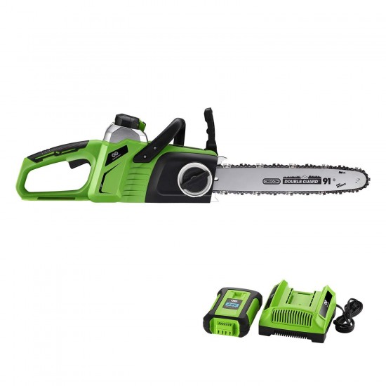 Best Partner Chainsaws, Cordless Chainsaw with Battery, 40V Max Lithium-Ion 14 in. Brushless Cordless Chain Saw, Battery and Charger Include