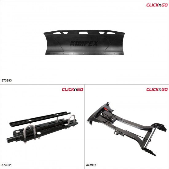 ClickNGo GEN 1.5 ATV Plow kit - 60'', Arctic Cat 650 2004-11 Black #KK00000143_10