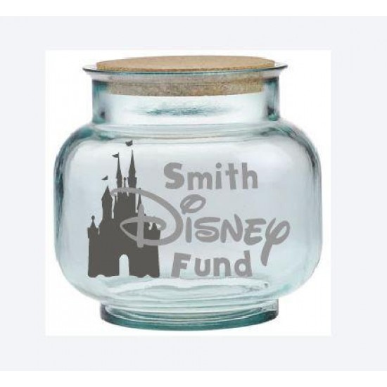 Personalized Disney d Jar | Vacation d | Money Jar | Piggy Bank | Custom Bank | Personalized Bank