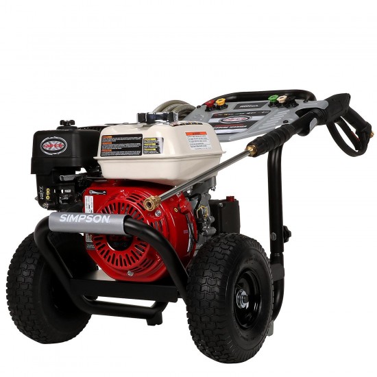 Simpson 3500 PSI at 2.5 GPM Pressure Washer Powered by Honda